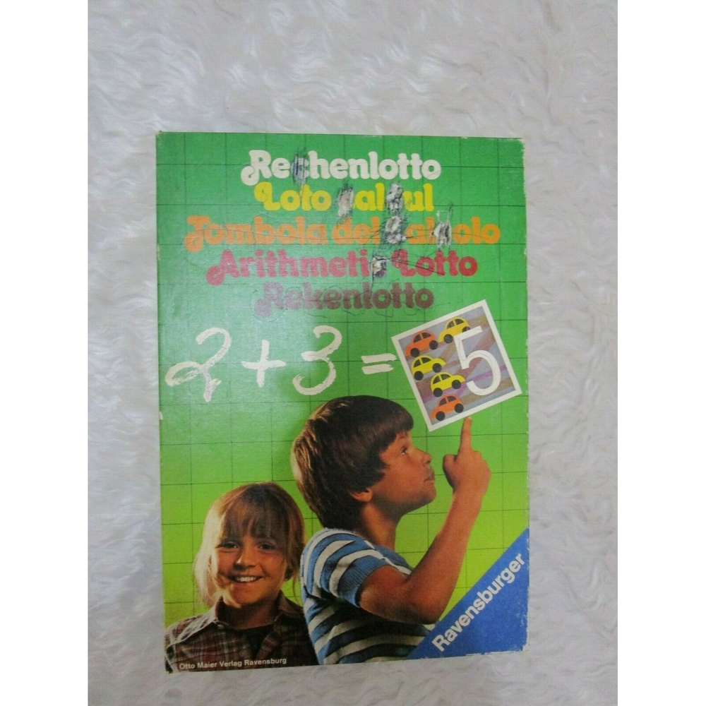 Vintage Arithmetic Lotto Matching Game Ravensburger excellent for home school